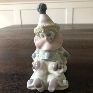 Lladro "Clown Pierrot with Puppy" #5277